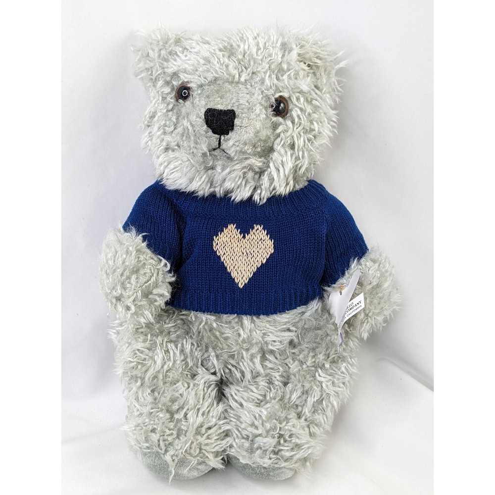 Annette Funicello Gray Bear Plush 12 Inch Stuffed Animal Toy